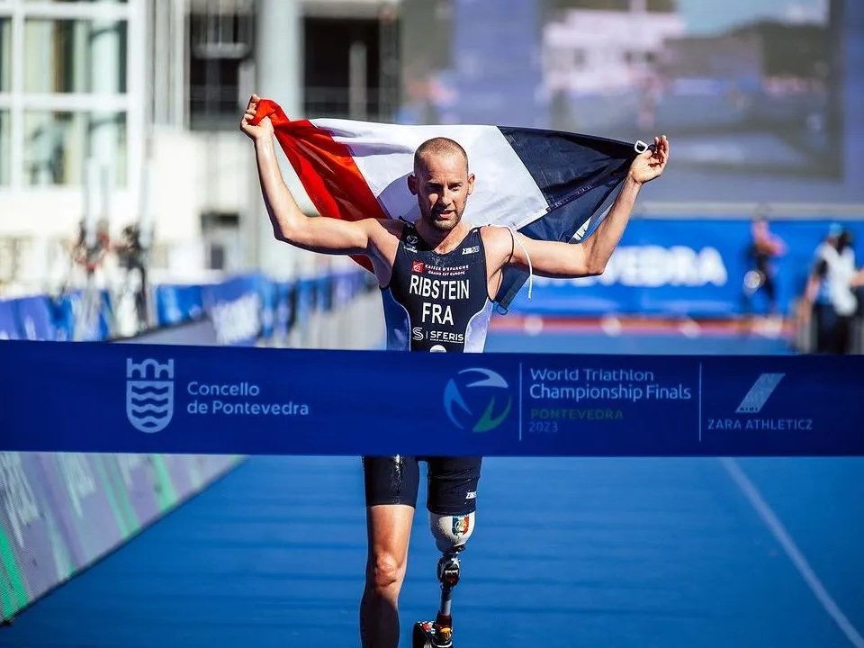 Jules Ribstein Triple champion du monde paraTriathlète